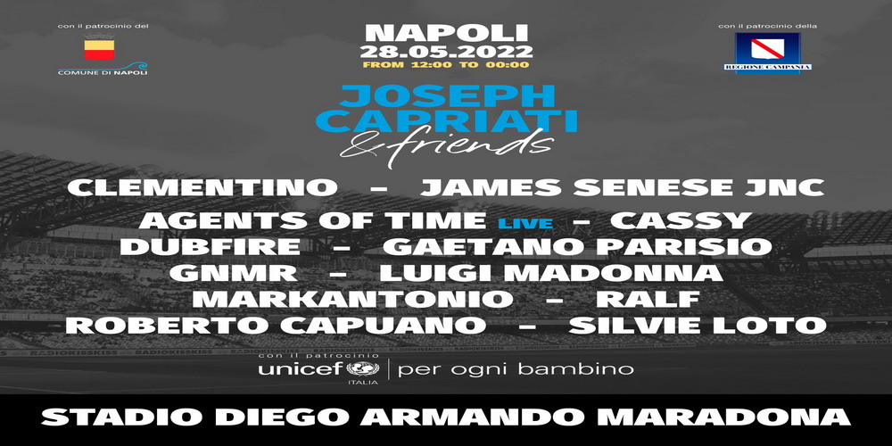 Joseph Capriati & Friends + Very Special Live Guests TBA